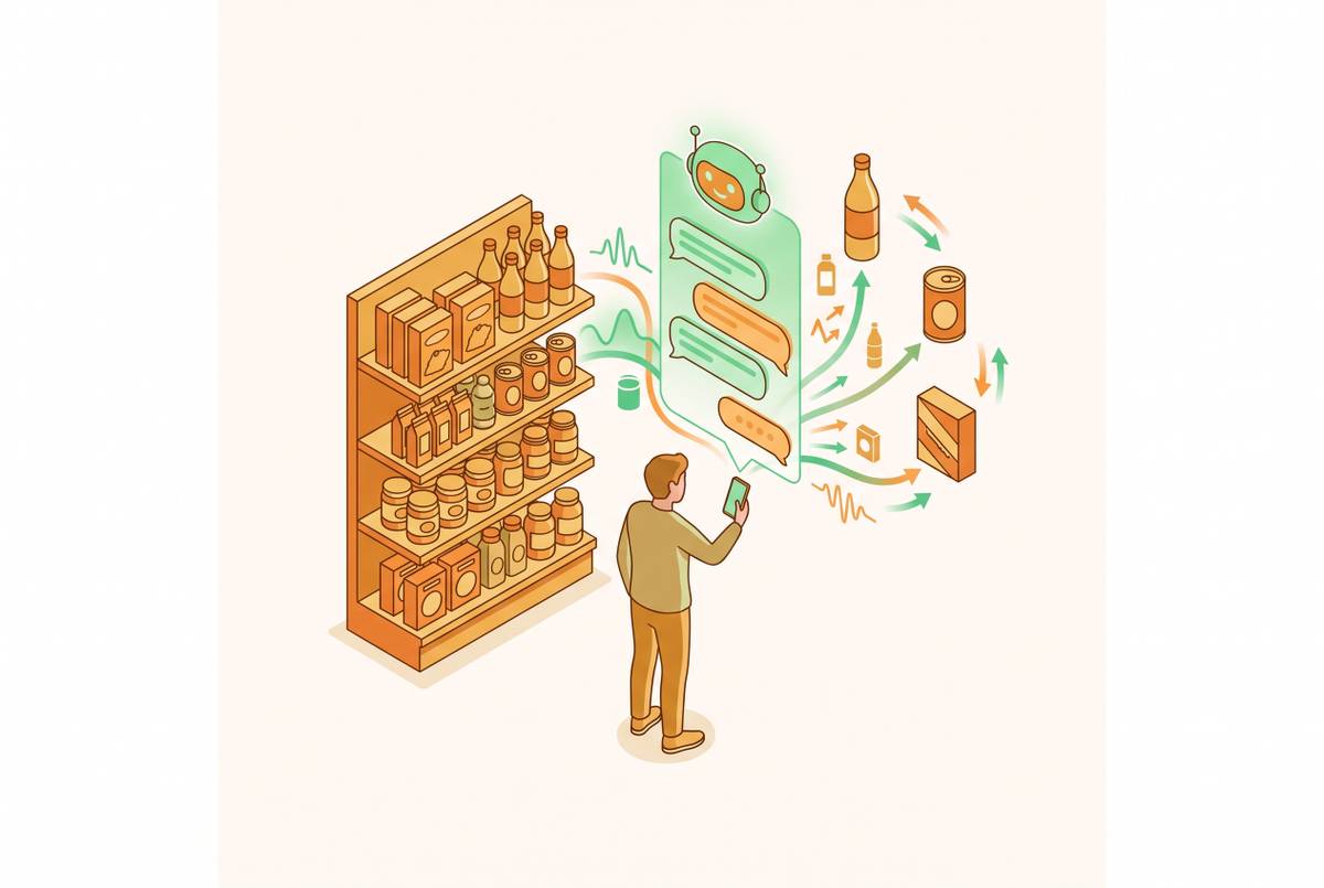 Cover illustration for “How Shoppers Use ChatGPT to Research Products Before Buying”