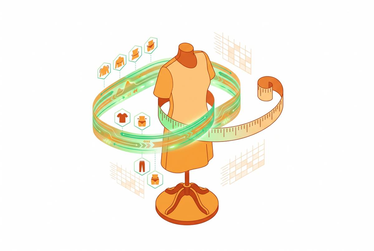 Cover illustration for “AI-Assisted Size and Fit Recommendations for Apparel DTC Brands”