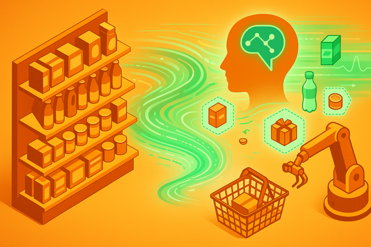 Cover illustration for “Shopper Behavior Patterns Revealed by AI Conversation Data”