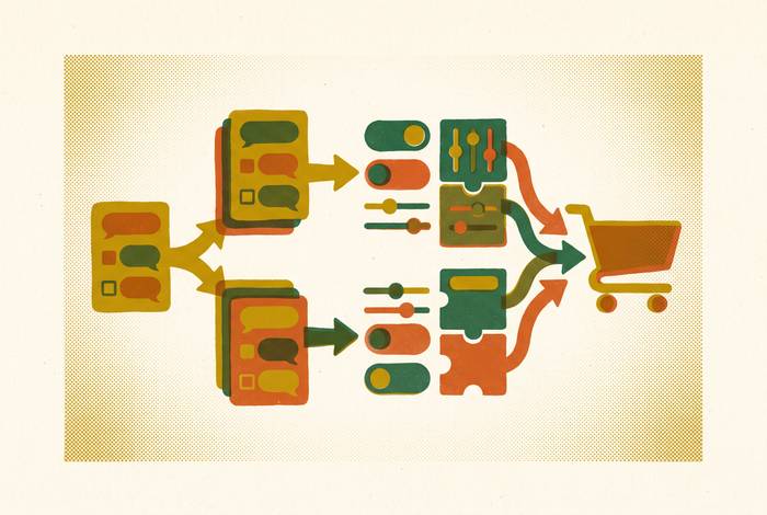 Cover illustration for “Quiz and Configurator Flows as Pre-Cart Conversion Tools”