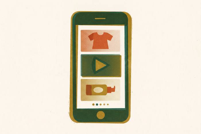 Cover illustration for “Image and Video Sequencing on Mobile PDP for DTC Apparel and Beauty”