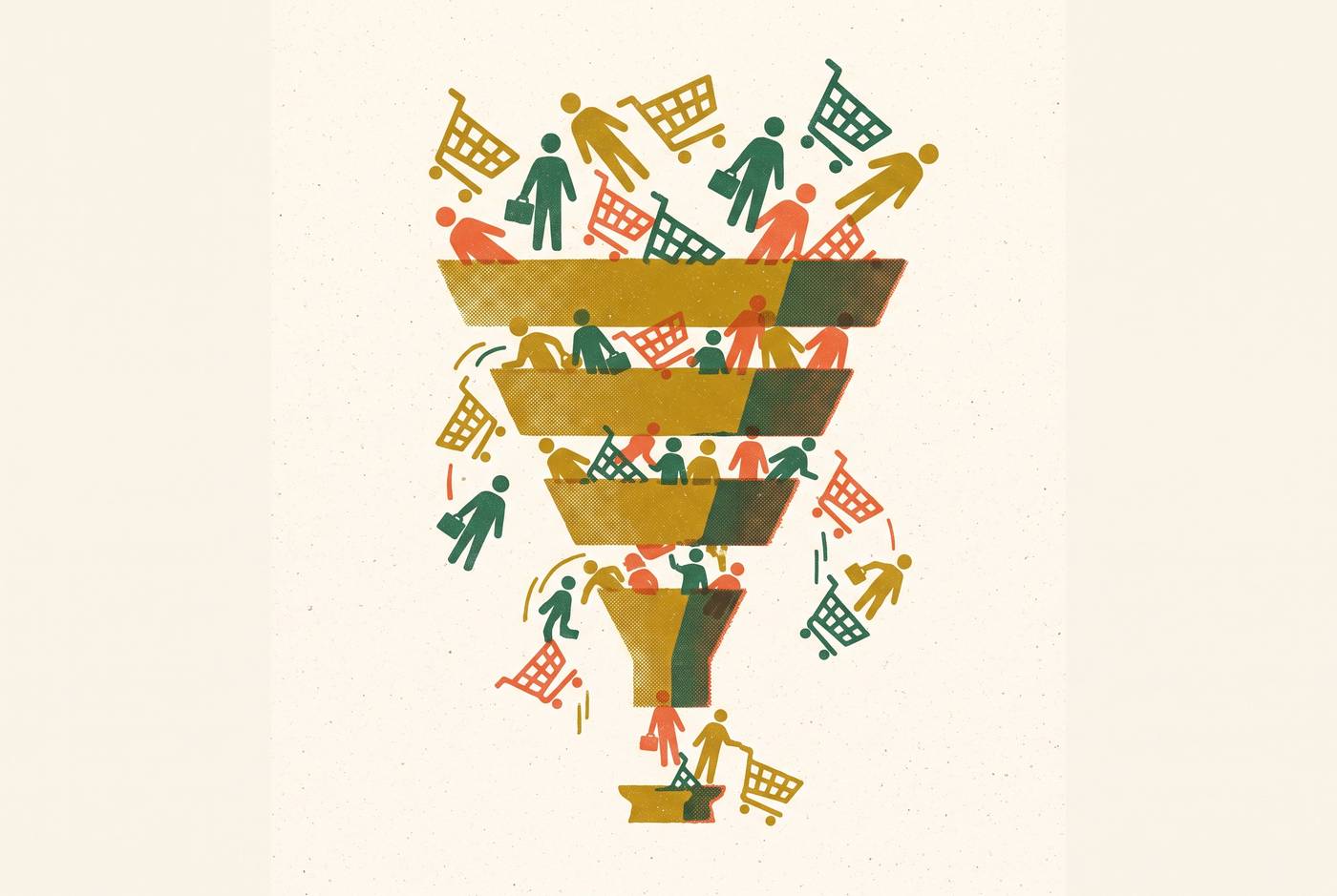 Cover illustration for “Checkout Funnel Drop-Off Analysis for DTC Shopify Stores”