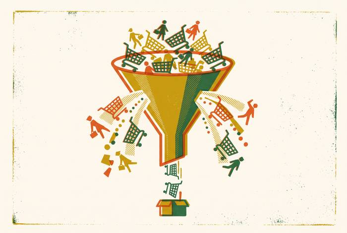 Cover illustration for “Checkout Funnel Drop-Off Analysis for DTC Shopify Stores”