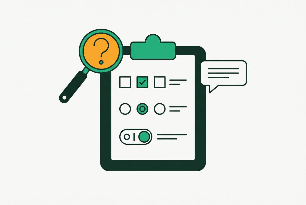 Cover illustration for “Closed-Ended Question Examples for B2B Sales Surveys”