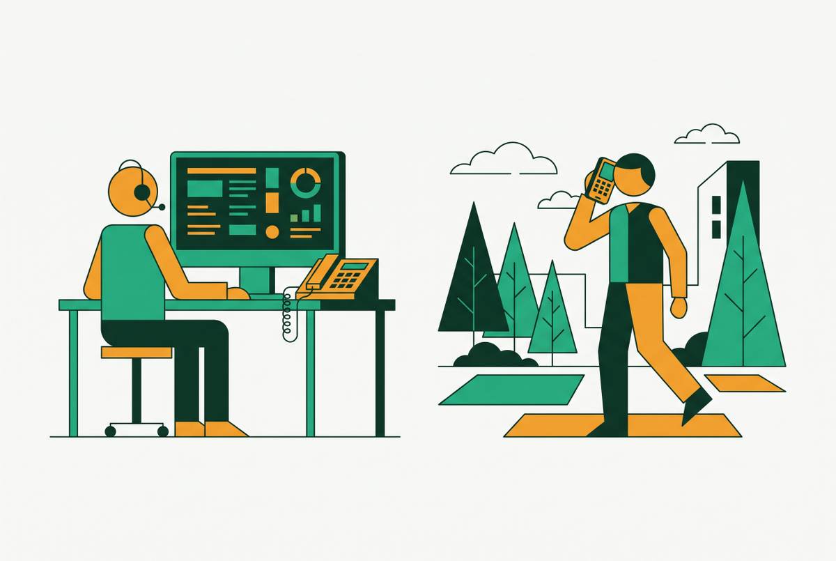 Cover illustration for “Sales Call Scripts for Inside vs Field Reps”