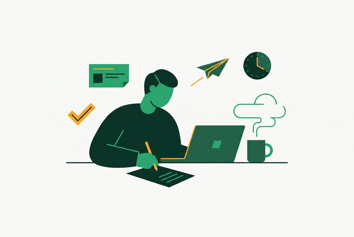 Cover illustration for “What Reps Do in the 30 Minutes After a Sales Call”