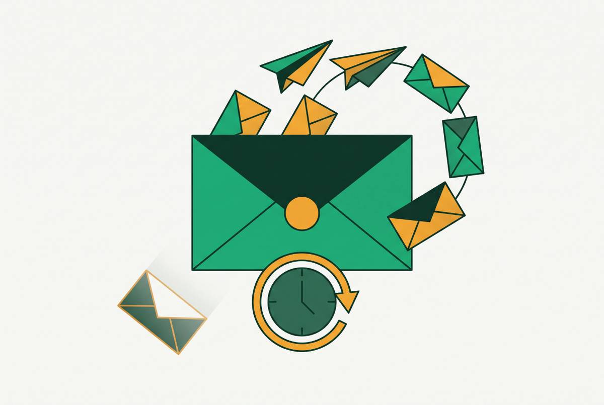 Cover illustration for “Sales Follow-Up Email Templates After No Response”