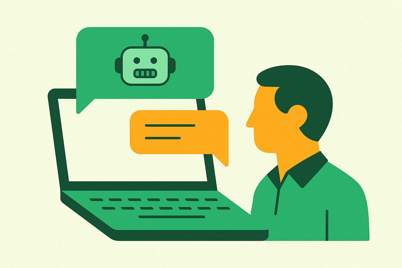 Cover illustration for “Conversational AI Examples in Sales Onboarding and Enablement”