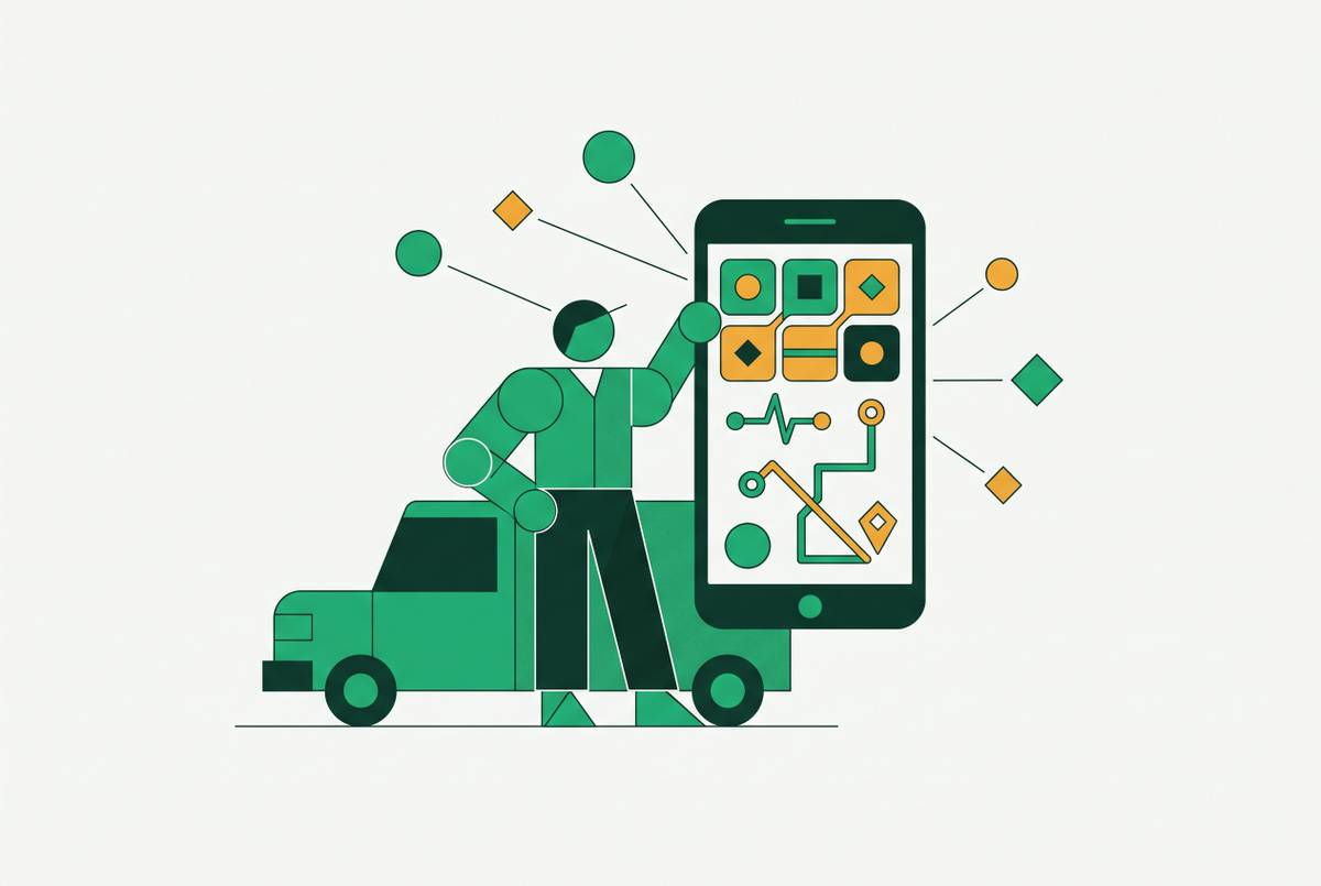 Cover illustration for “Field Sales Engagement Apps for Outside Reps”