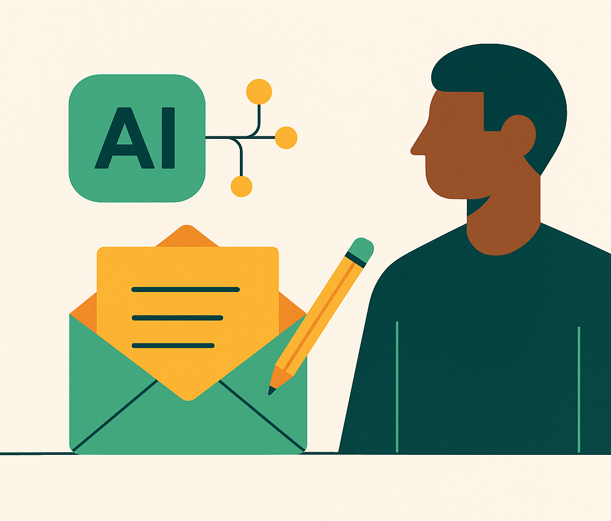 Cover illustration for “AI Email Drafting Tools for Sales Reps Compared”