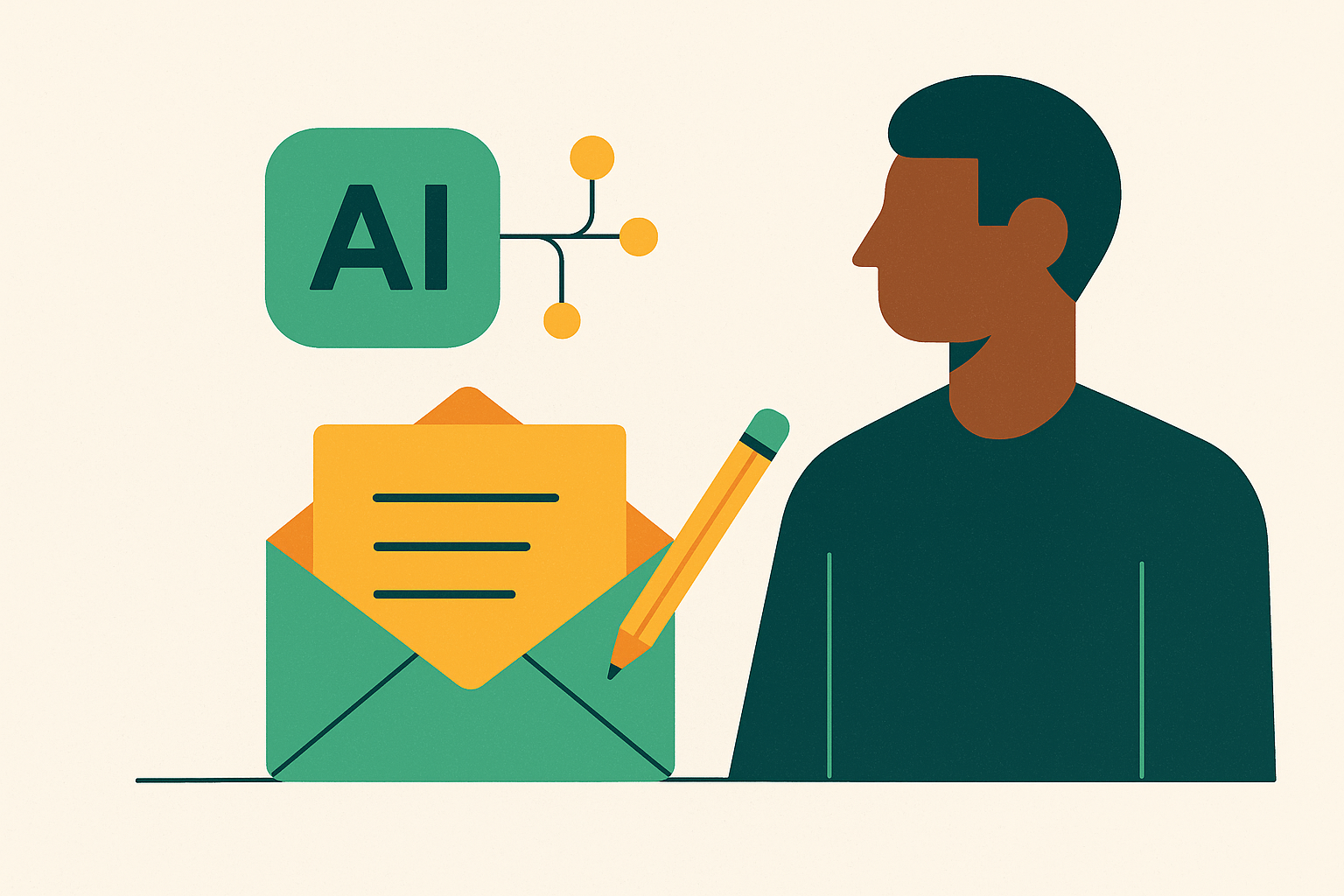Cover illustration for “AI Email Drafting Tools for Sales Reps Compared”