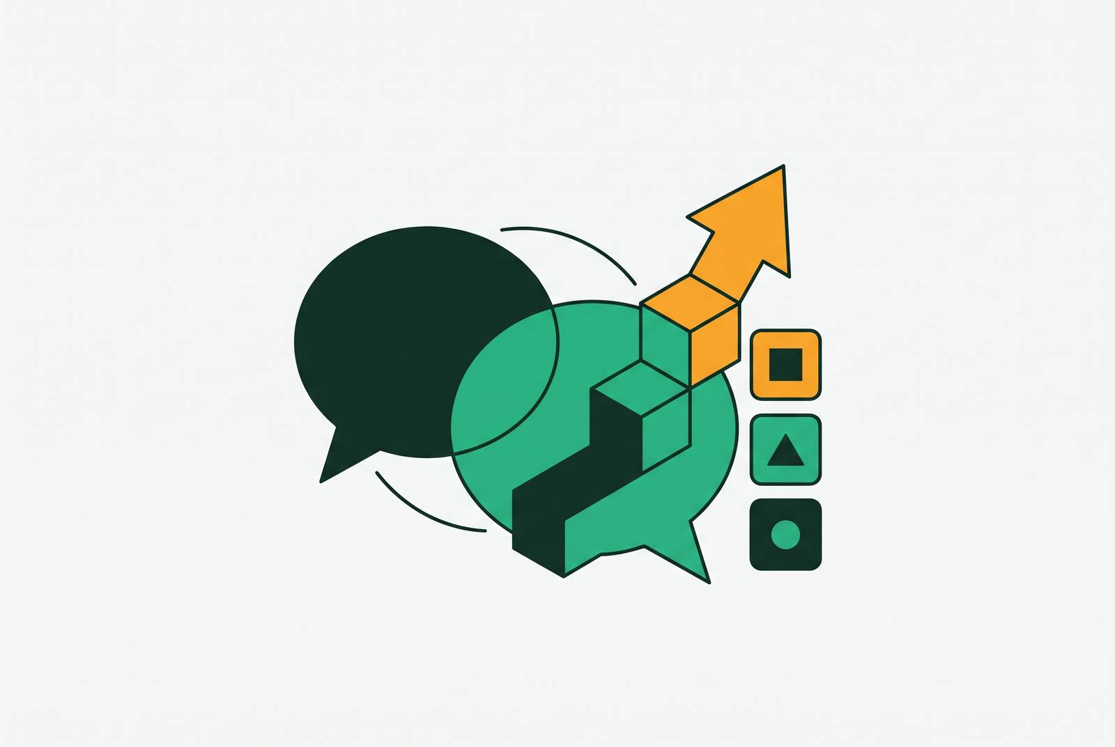 Cover illustration for “Sales Scripts for Digital Marketing Service Upsells”