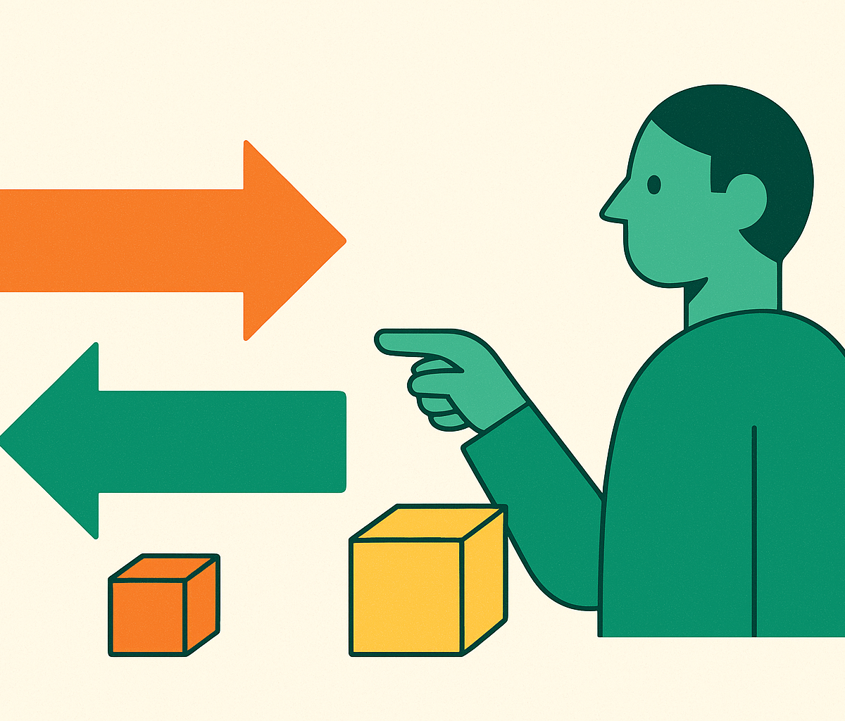 Cover illustration for “Inbound vs Outbound Sales Models Compared”