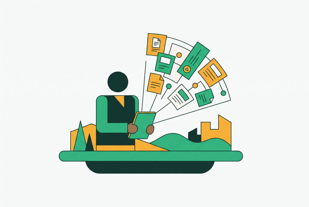 Cover illustration for “Sales Enablement Tools for Content Delivery in the Field”