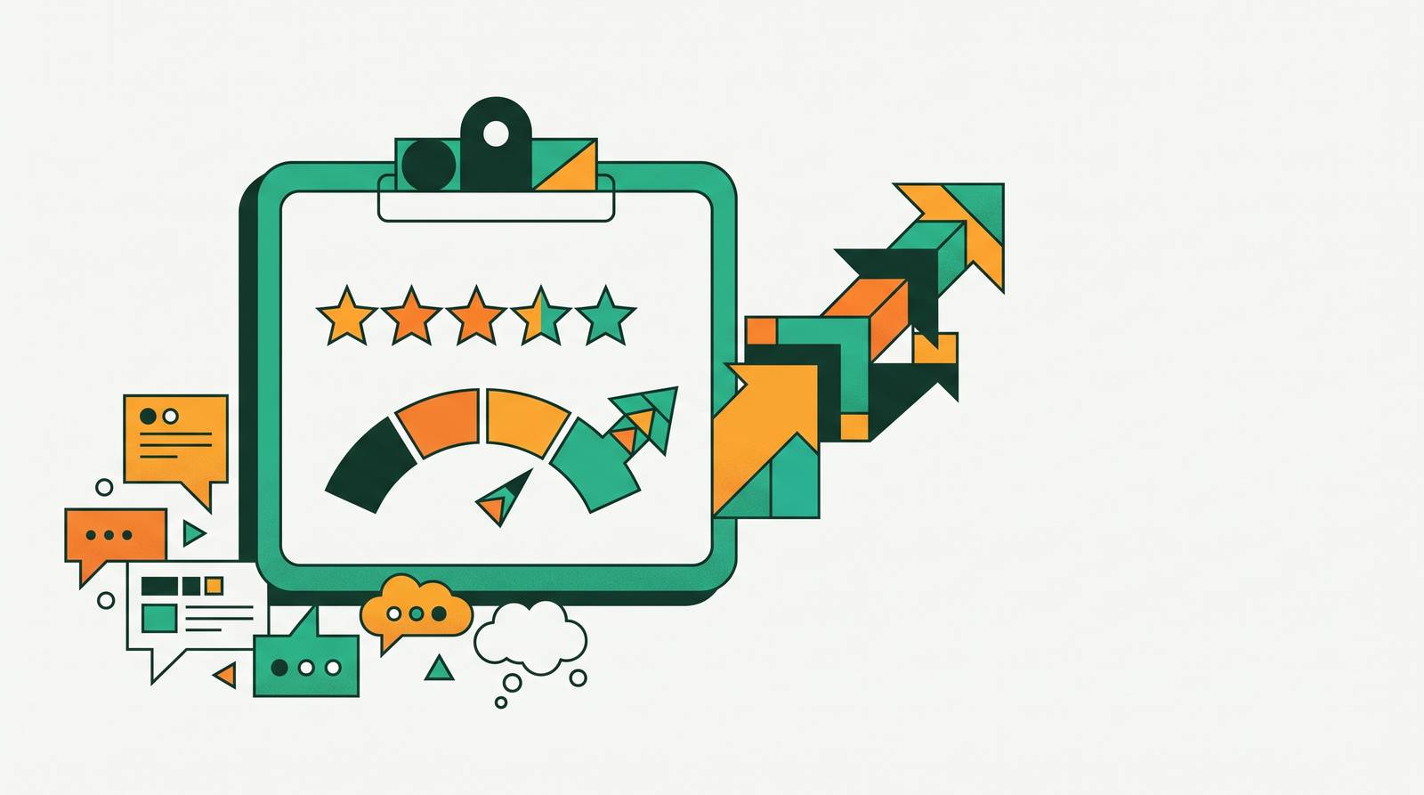 Cover illustration for “Customer Feedback Surveys for Sales Process Improvement”