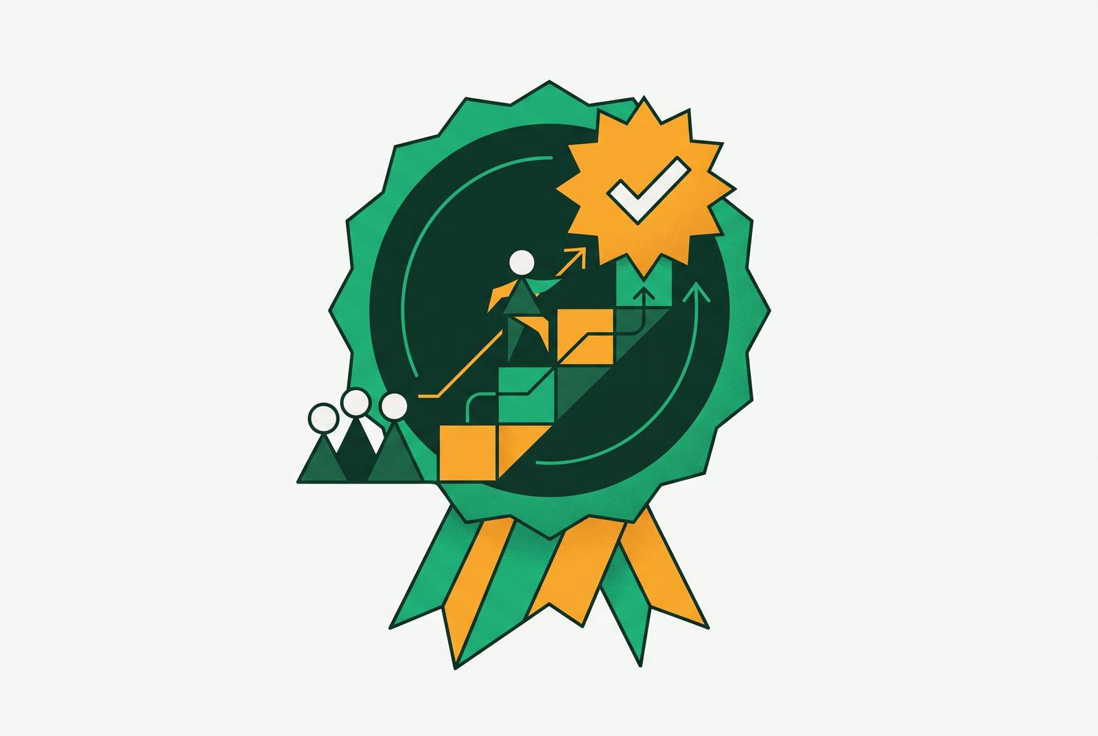 Cover illustration for “Sales Onboarding Certification Programs for Enterprise SDR Teams”