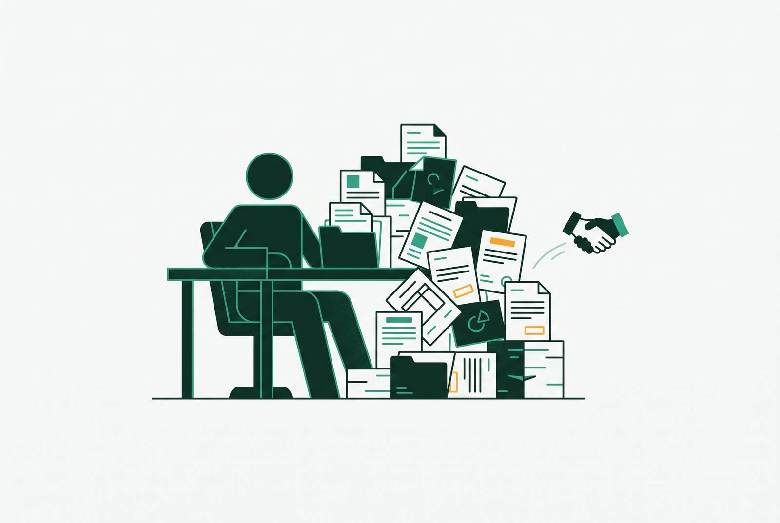 Cover illustration for “What Sales Reps Actually Lose When Admin Backs Up”
