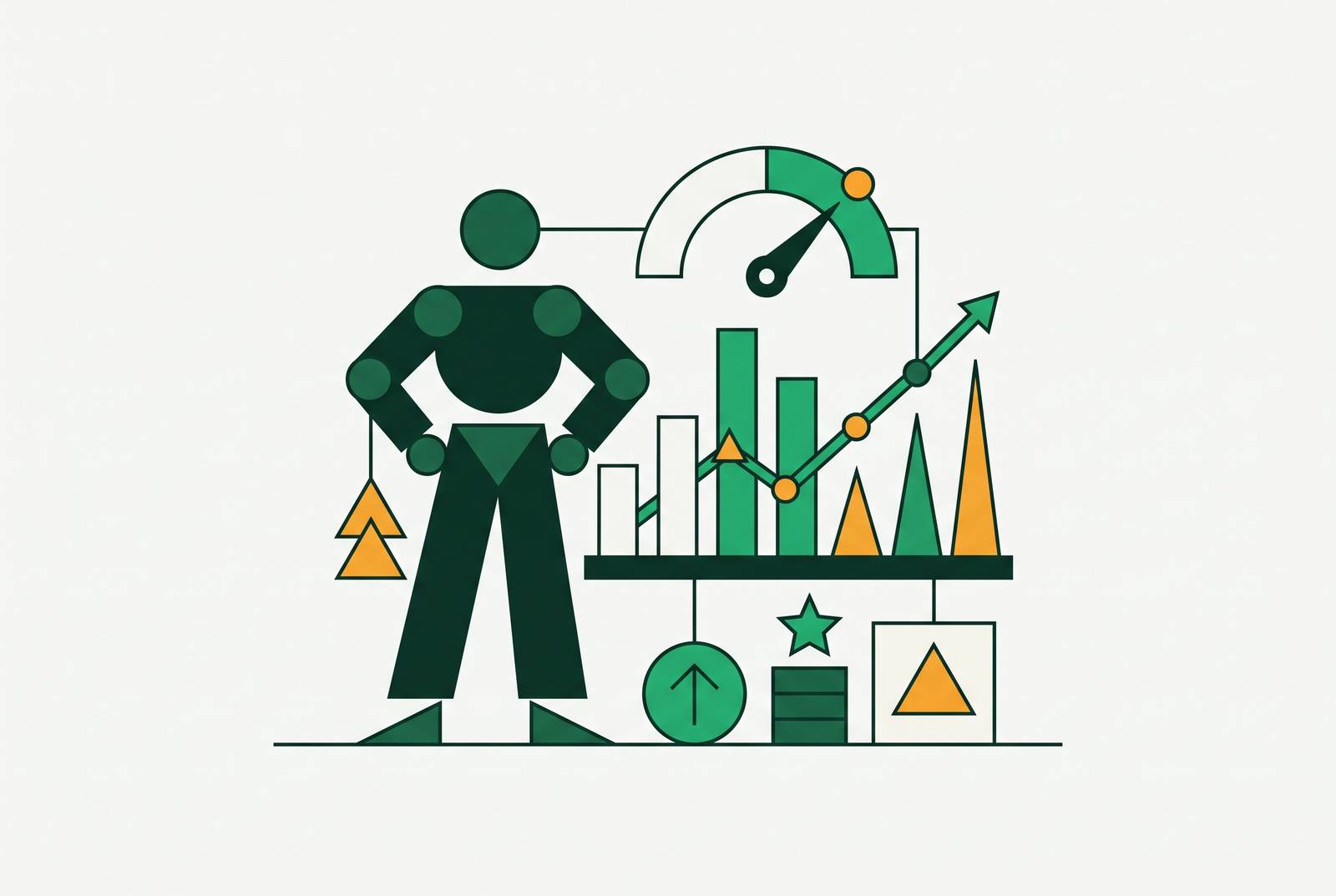 Cover illustration for “Sales Performance Metrics for Evaluating Individual Reps”