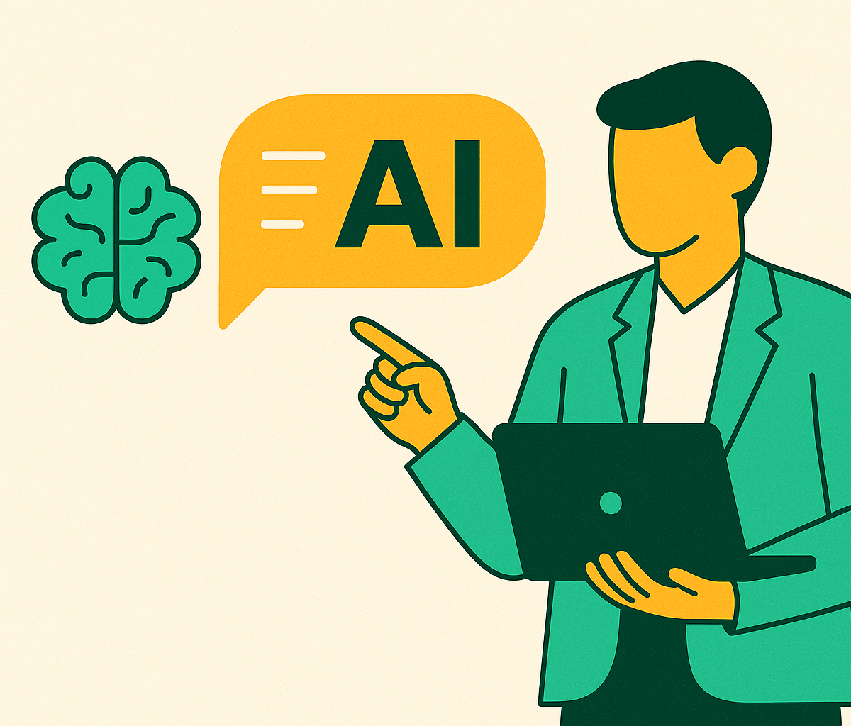 Cover illustration for “AI Prompting Strategies for Sales Reps Without Prompt Engineering”