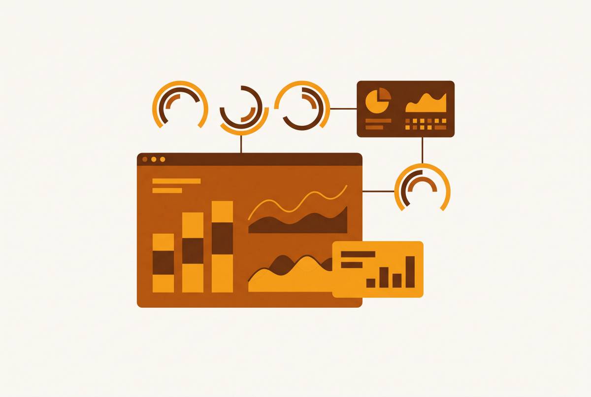 Cover illustration for “Revenue Cycle KPI Dashboards for Independent Practices”