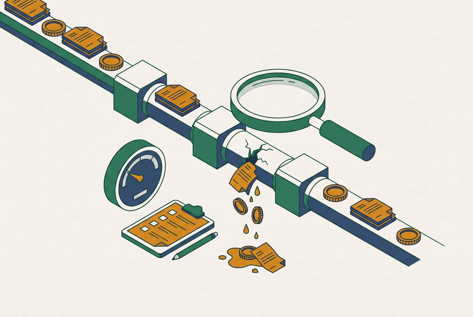 Cover illustration for “Claim Leak Diagnostics Every Private Practice Owner Should Run Before Hiring a Single Biller”