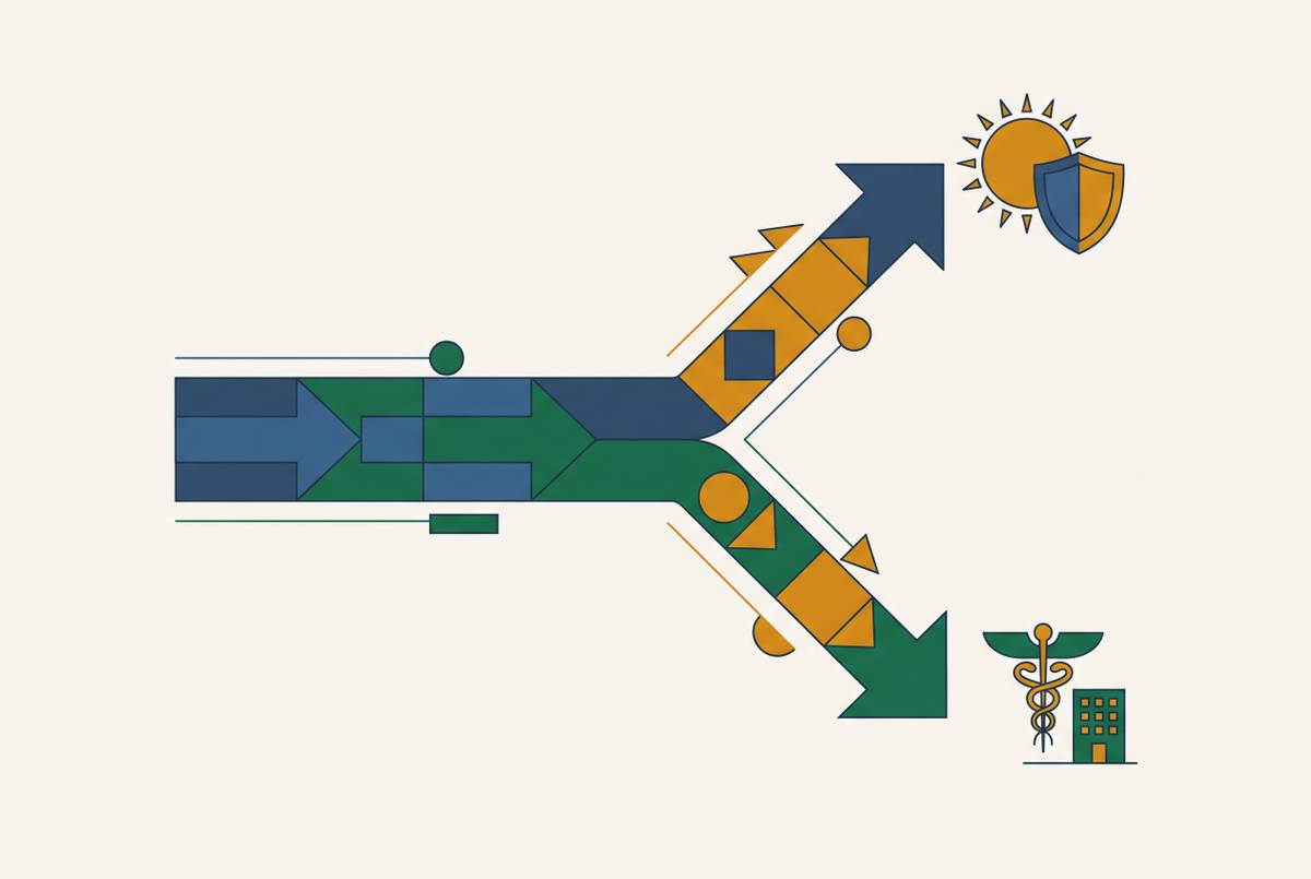Cover illustration for “Medicare Advantage Plan Policy Divergence from Traditional Medicare”