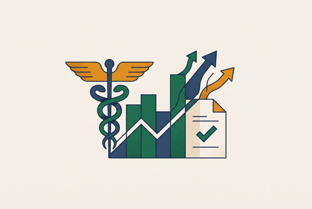 Cover illustration for “CMS Physician Fee Schedule Changes and Practice Revenue Projections”