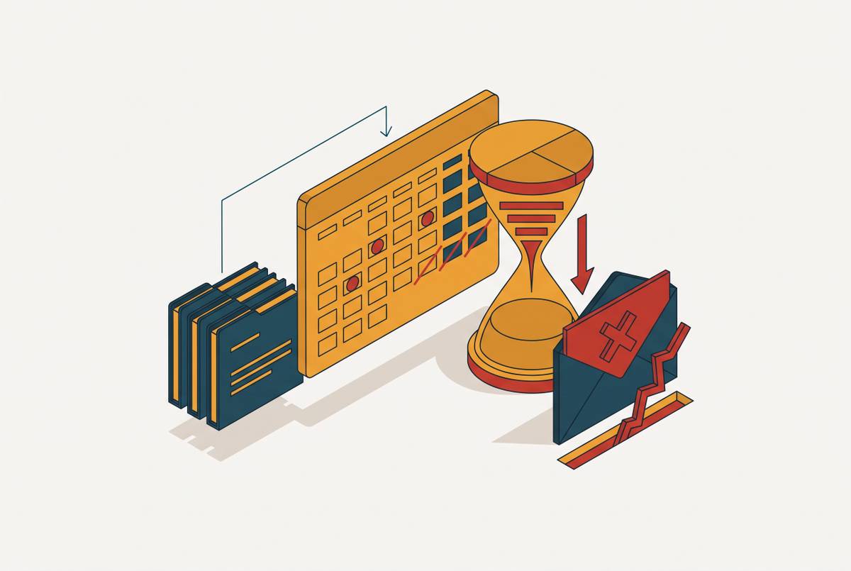 Cover illustration for “Timely Filing Limits by Payer and How Missed Deadlines Kill Appeals”