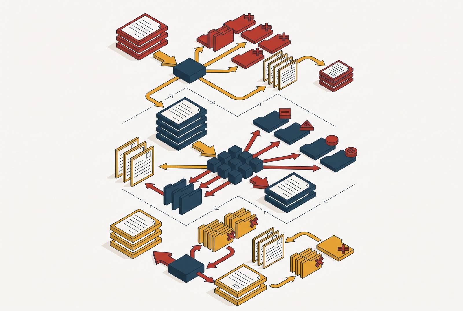 Cover illustration for “Payer-Specific Denial Patterns at UnitedHealthcare, Cigna, and Aetna”