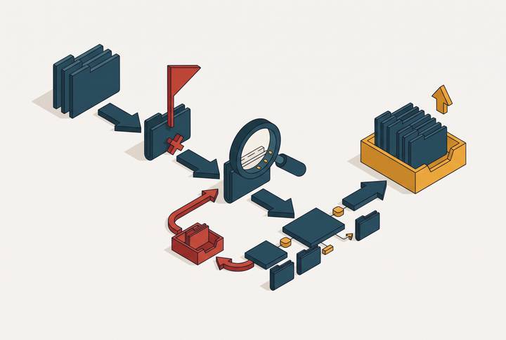 Cover illustration for “AR Follow-Up Workflow for Denied and Unpaid Claims”