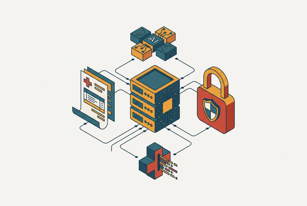 Cover illustration for “HIPAA Compliance Requirements for AI Medical Billing Platforms”