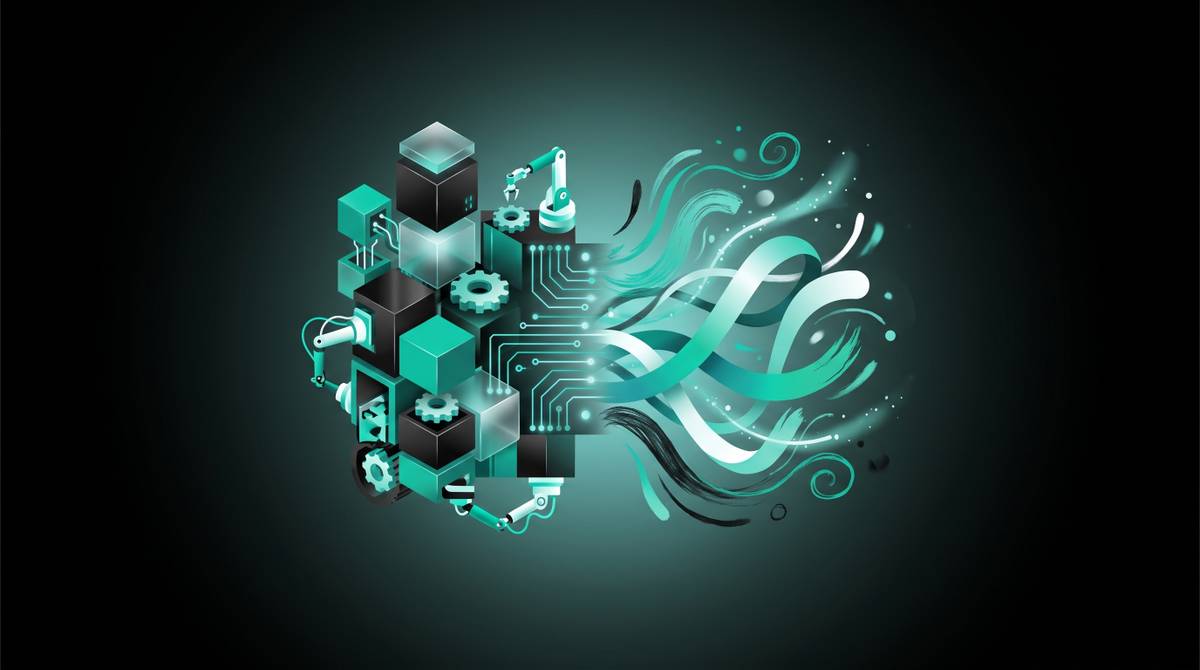 Cover illustration for “Agentic Coding vs Vibe Coding for Software Teams”