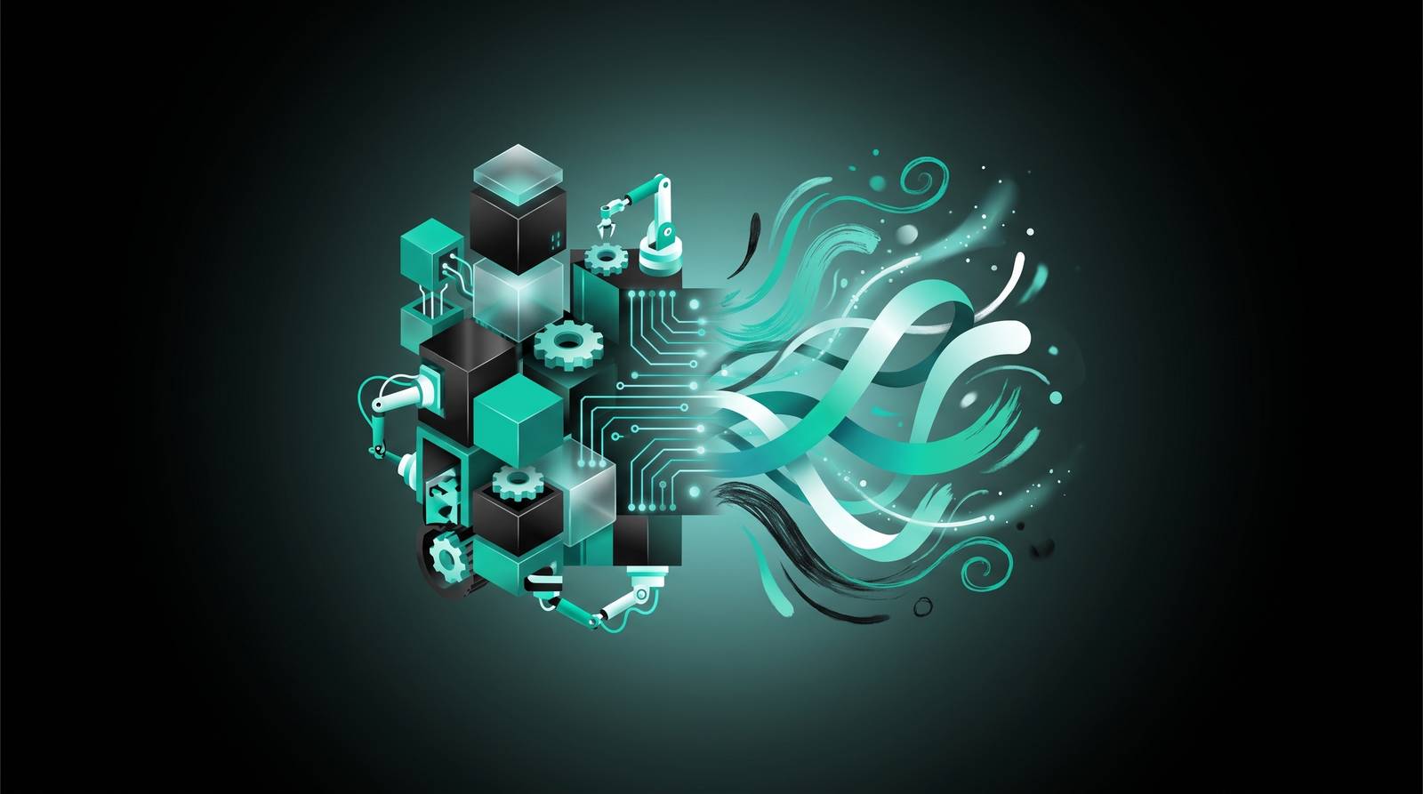 Cover illustration for “Agentic Coding vs Vibe Coding for Software Teams”