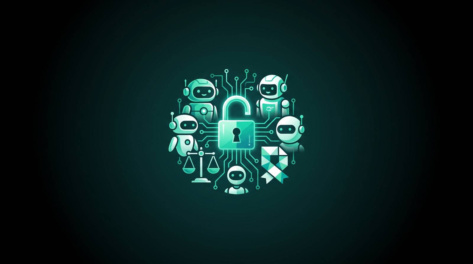 Cover illustration for “Licensing Considerations for Open-Source AI Agents”