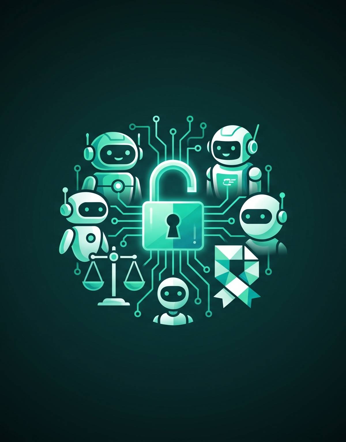 Cover illustration for “Licensing Considerations for Open-Source AI Agents”