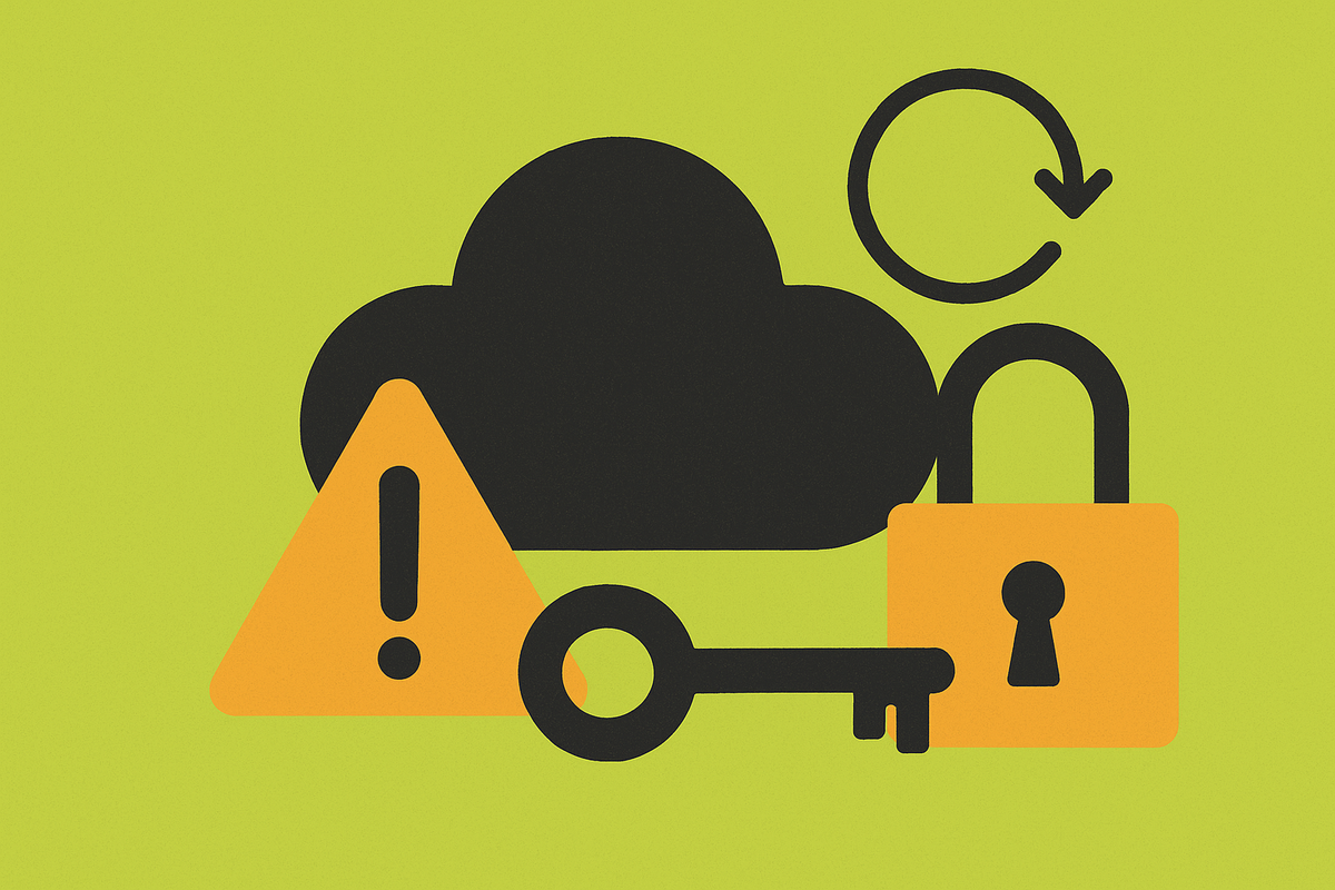 Cover illustration for “Cloud Key Management Service Misconfiguration and Key Rotation Failures”