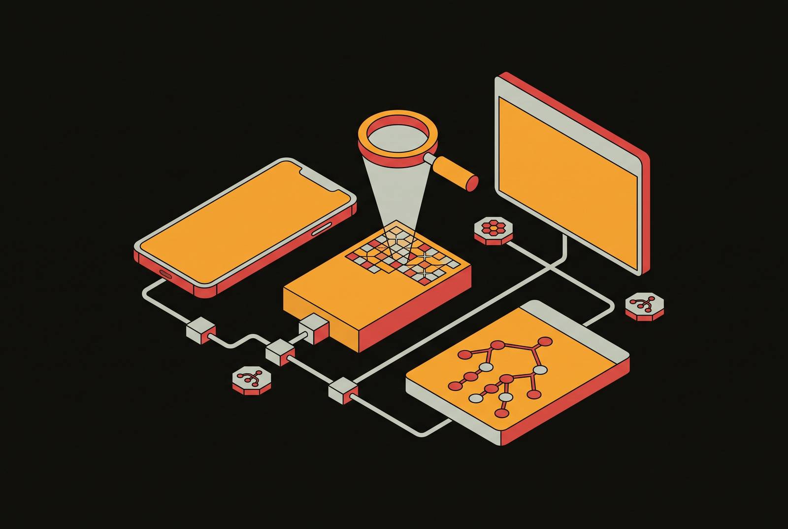 Cover illustration for “iOS Binary Analysis With Static Reverse Engineering Tools”