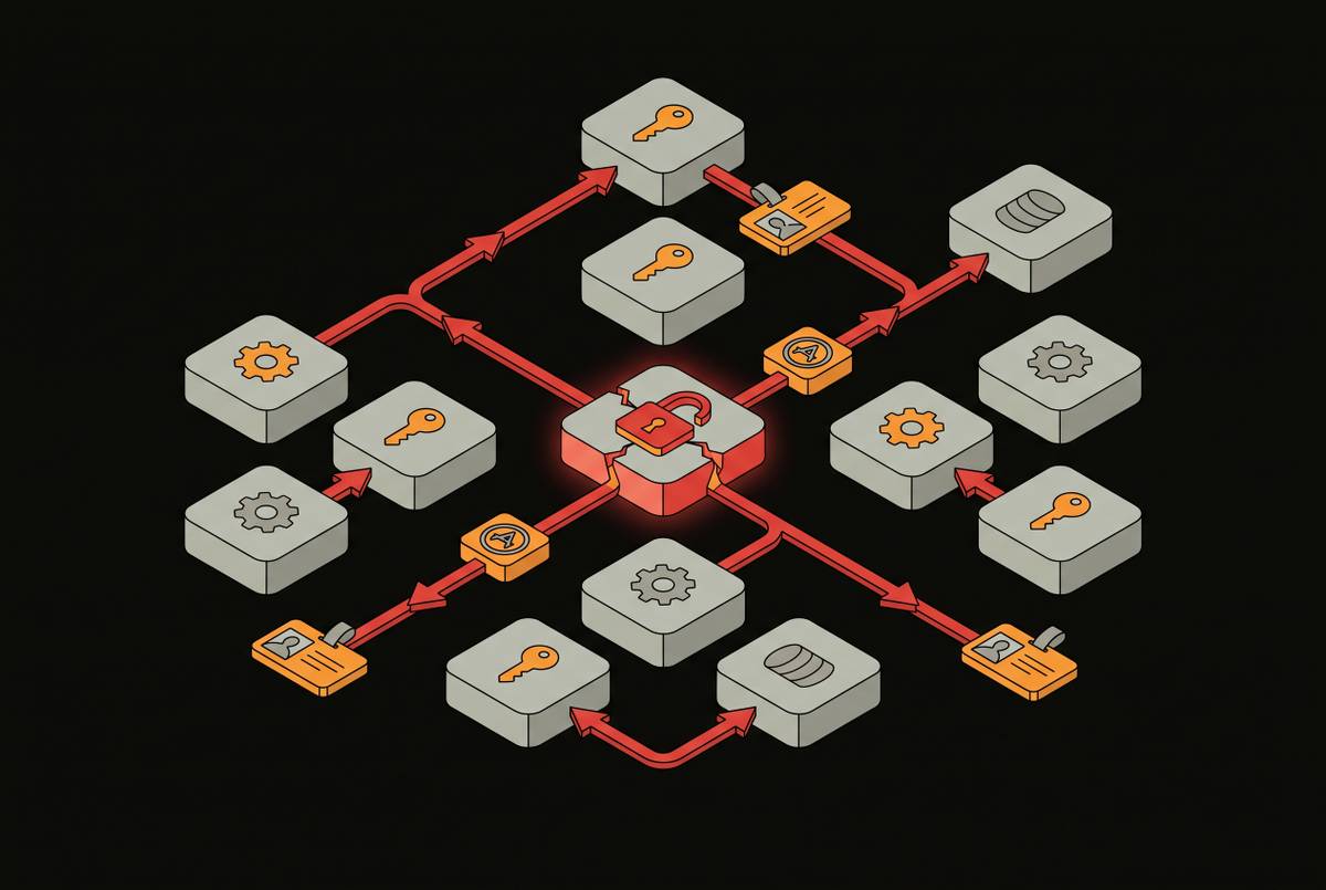 Cover illustration for “Lateral Movement From Compromised SaaS Service Accounts”