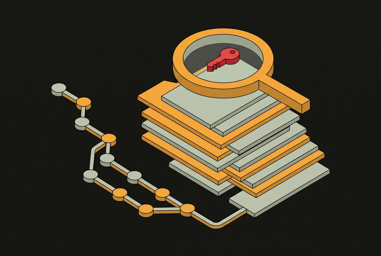 Cover illustration for “GitHub and Source Code Recon for Secret Discovery”