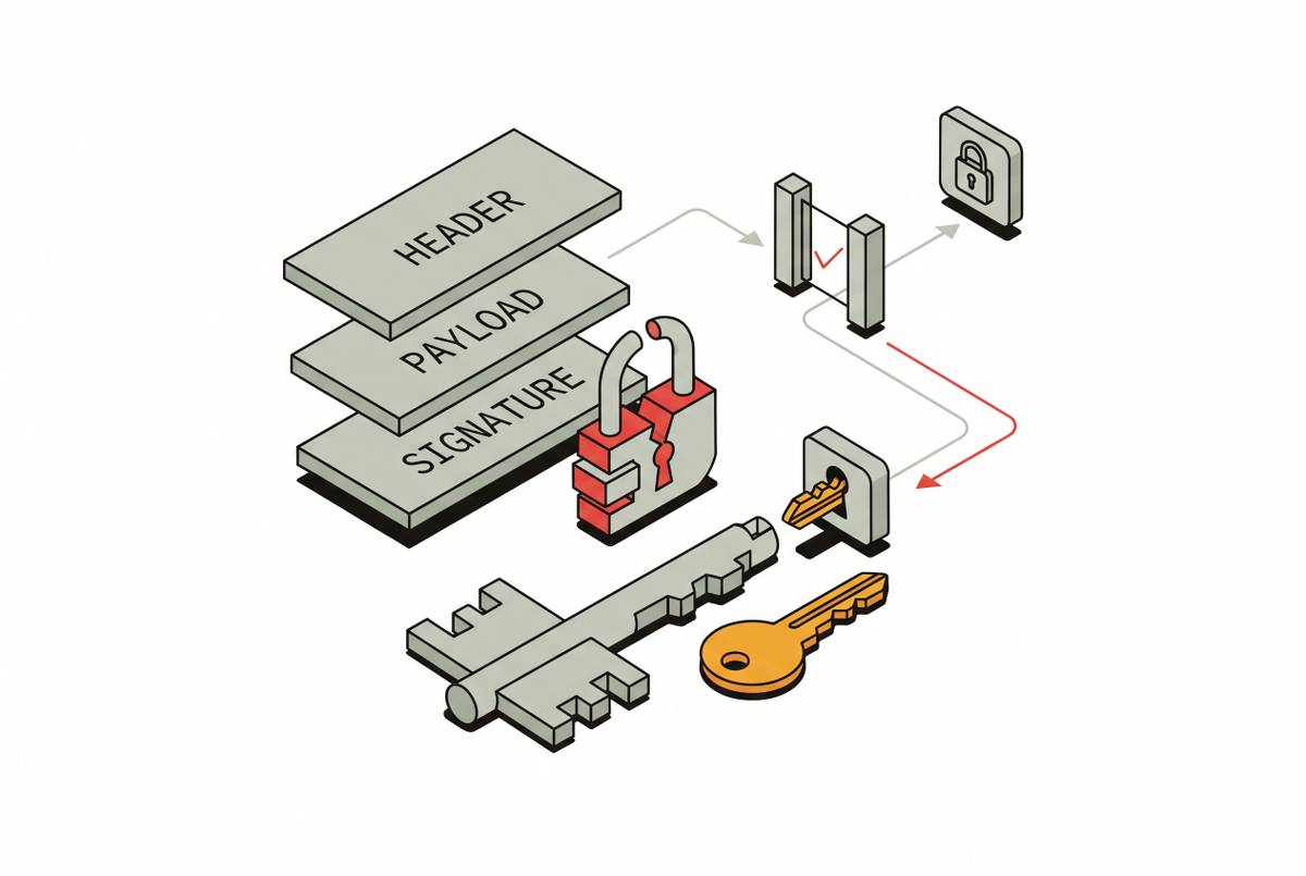 Cover illustration for “JWT Authentication Bypass and Algorithm Confusion Attacks”