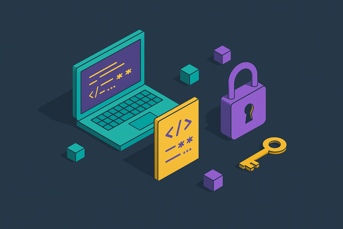 Cover illustration for “Hardcoded Secrets in SaaS Codebases and Their Real-World Impact”