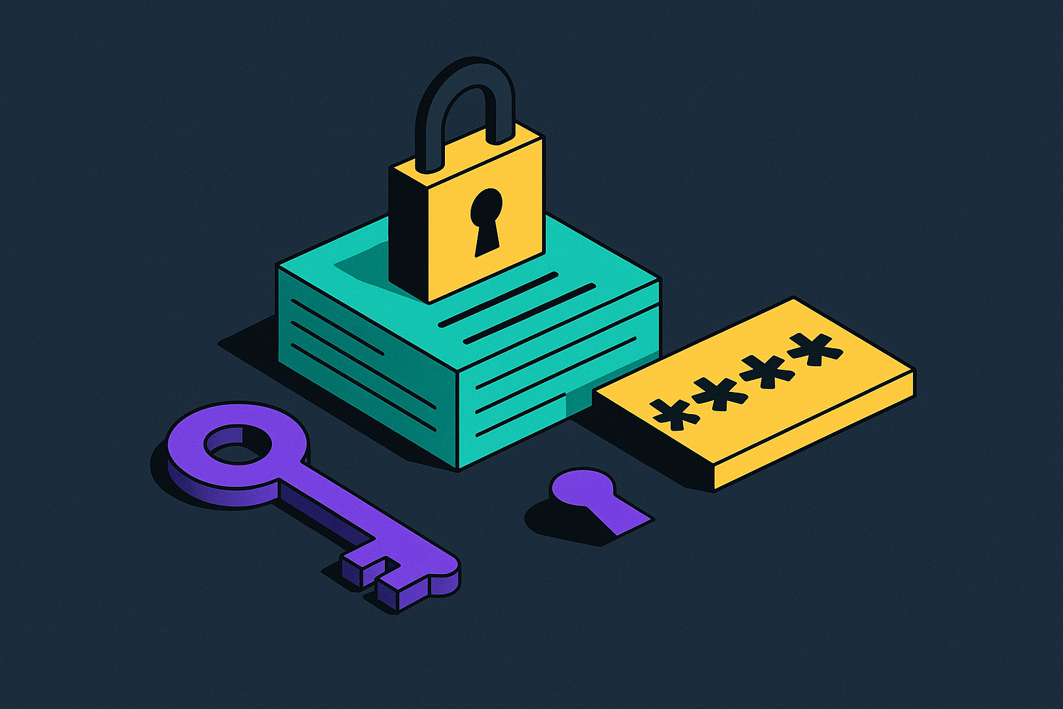 Cover illustration for “Hardcoded Secrets in SaaS Codebases and Their Exploitability”