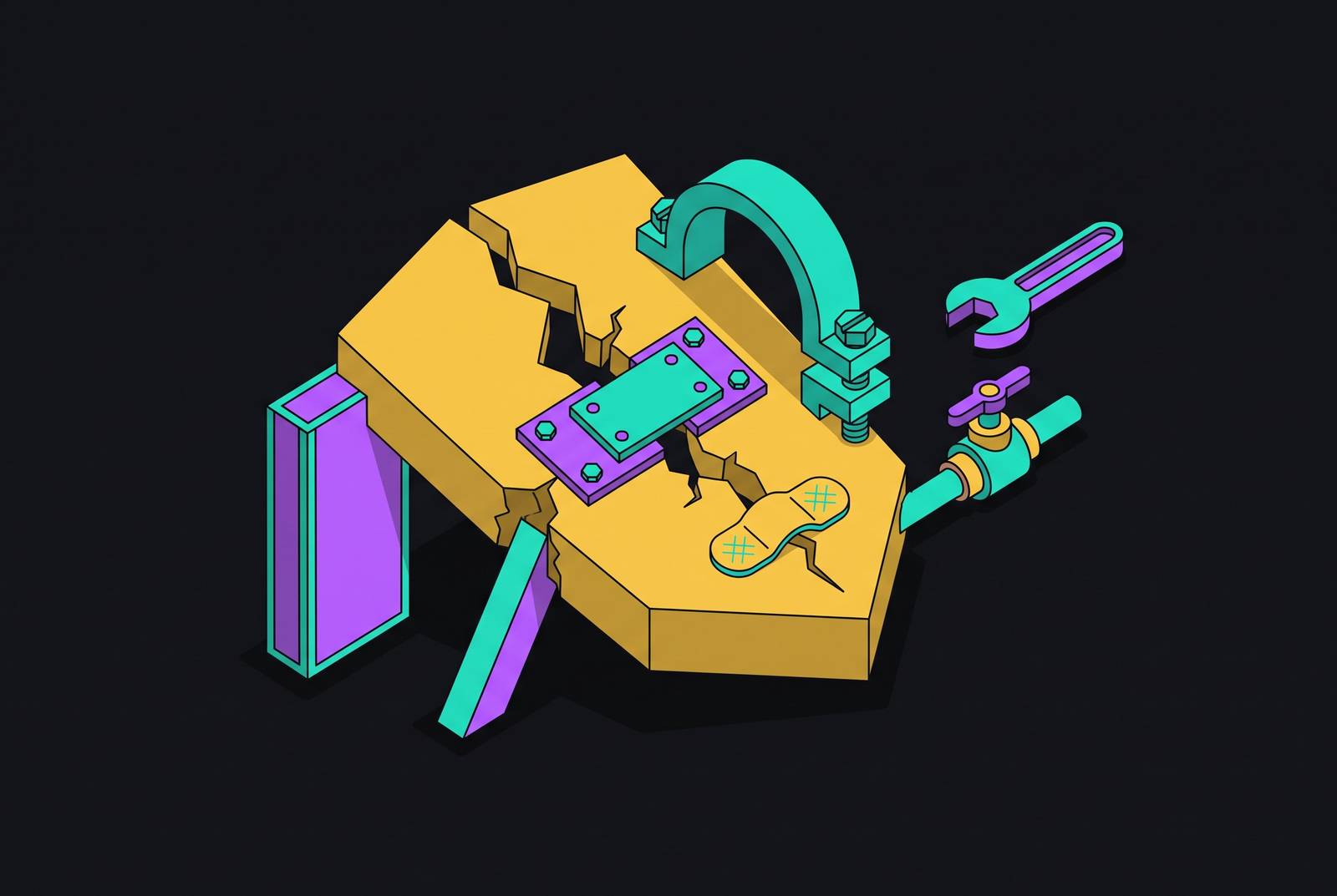 Cover illustration for “Temporary Mitigations for Critical Vulnerabilities Awaiting Full Remediation”