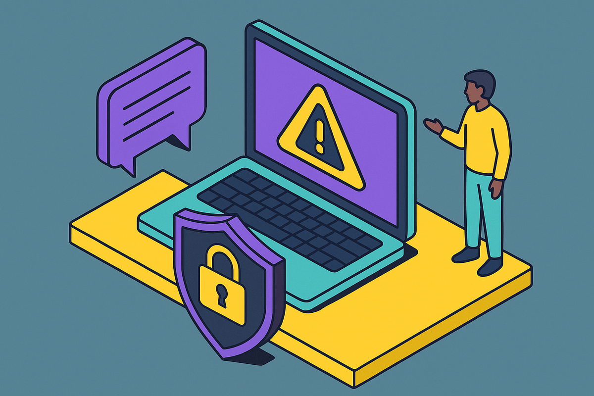 Cover illustration for “Communicating Security Vulnerabilities to Non-Technical Stakeholders”