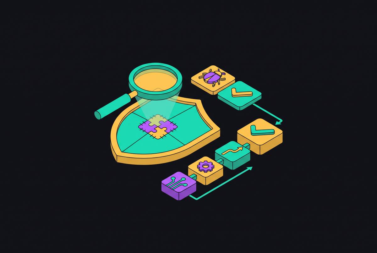 Cover illustration for “Retesting Vulnerabilities After Remediation and What Confirms a Clean Fix”