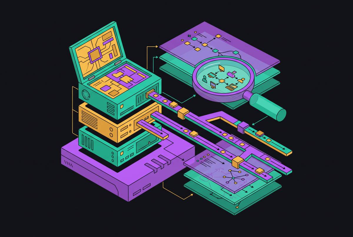 Cover illustration for “platforms for end-to-end agent session forensics”