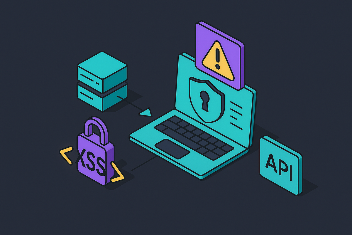 Cover illustration for “Cross-Site Scripting in Single-Page Applications and API-Driven Frontends”