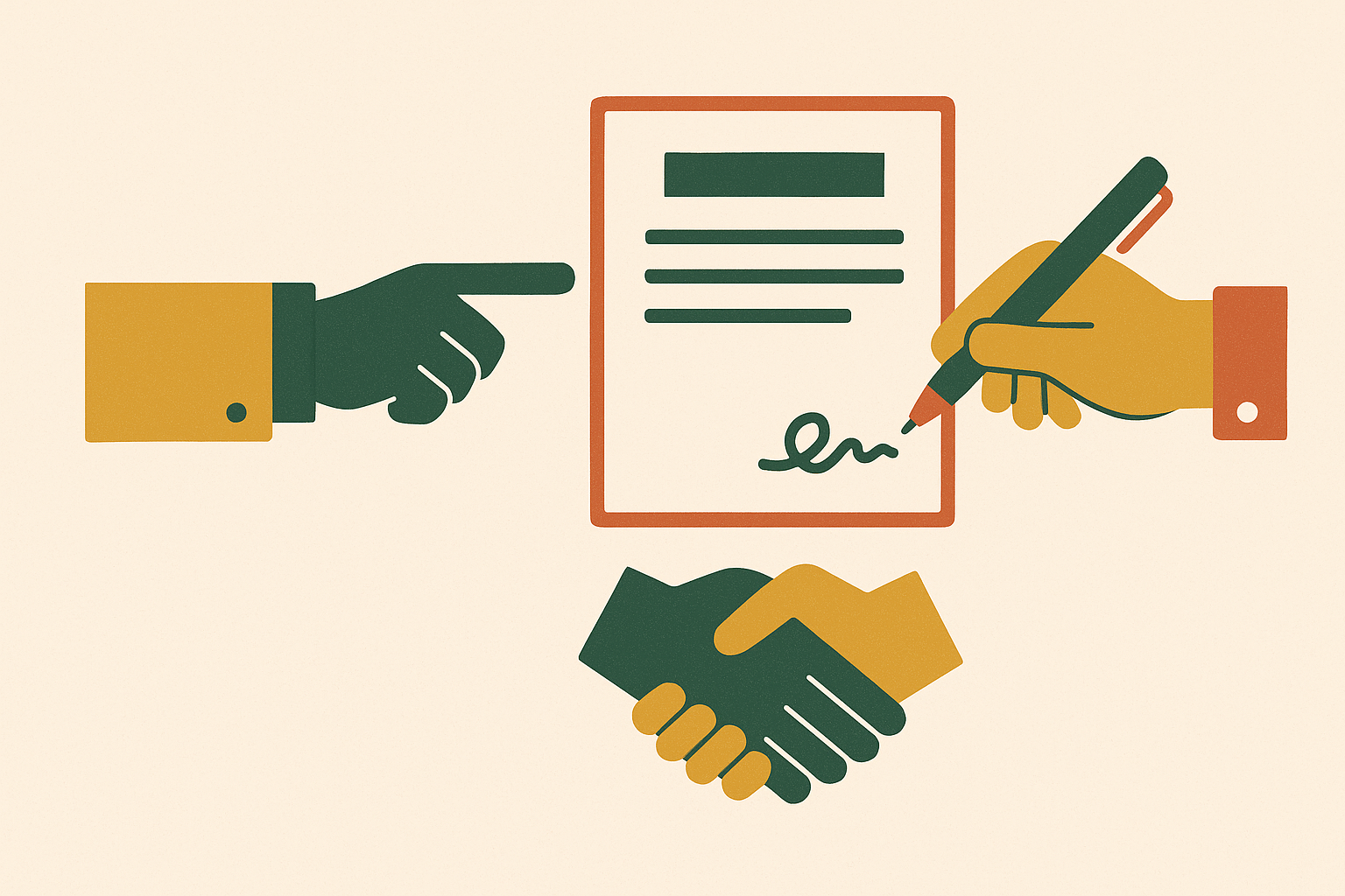 Cover illustration for “Letter of Intent Negotiation Tactics for Sellers”