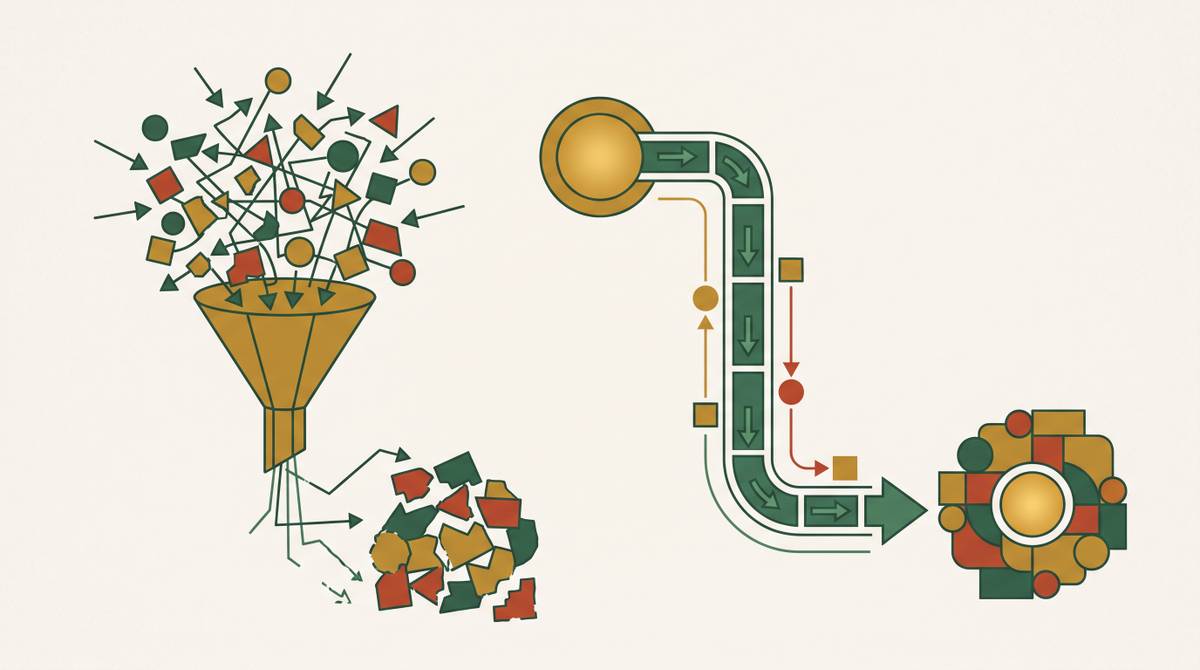 Cover illustration for “Inbound Buyer Inquiries vs Advisor-Run Processes Compared by Outcome”