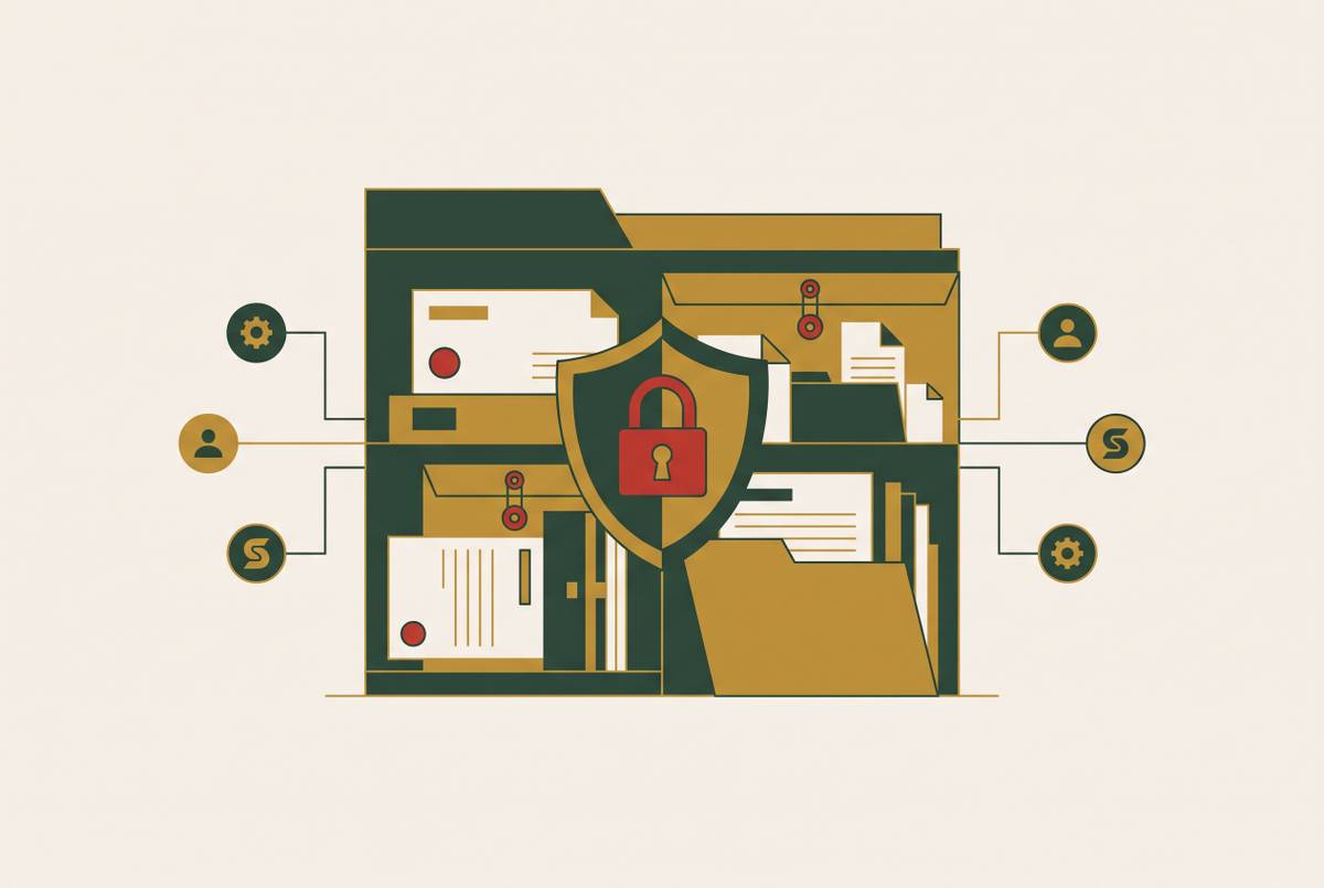 Cover illustration for “Virtual Data Room Setup for Small Business M&A Transactions”
